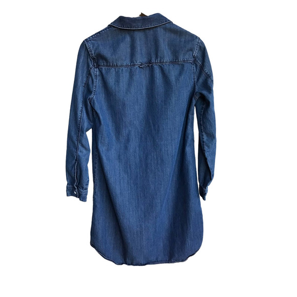 GAP Blue Long Sleeve Denim Dress - Picture 2 of 8
